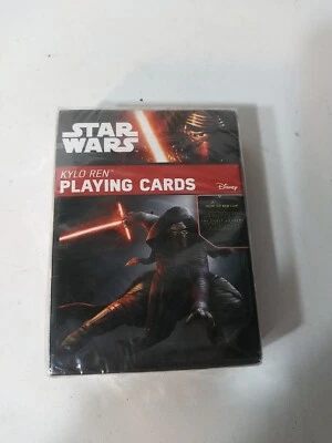 Star Wars The Force Awakens Kylo Ren Playing Game Cards .m - Image 1 of 2