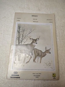 1978 Alaska Telephone Book GTE Brady Dooley Melvin Rochelle John Mercury Voca - Picture 1 of 20