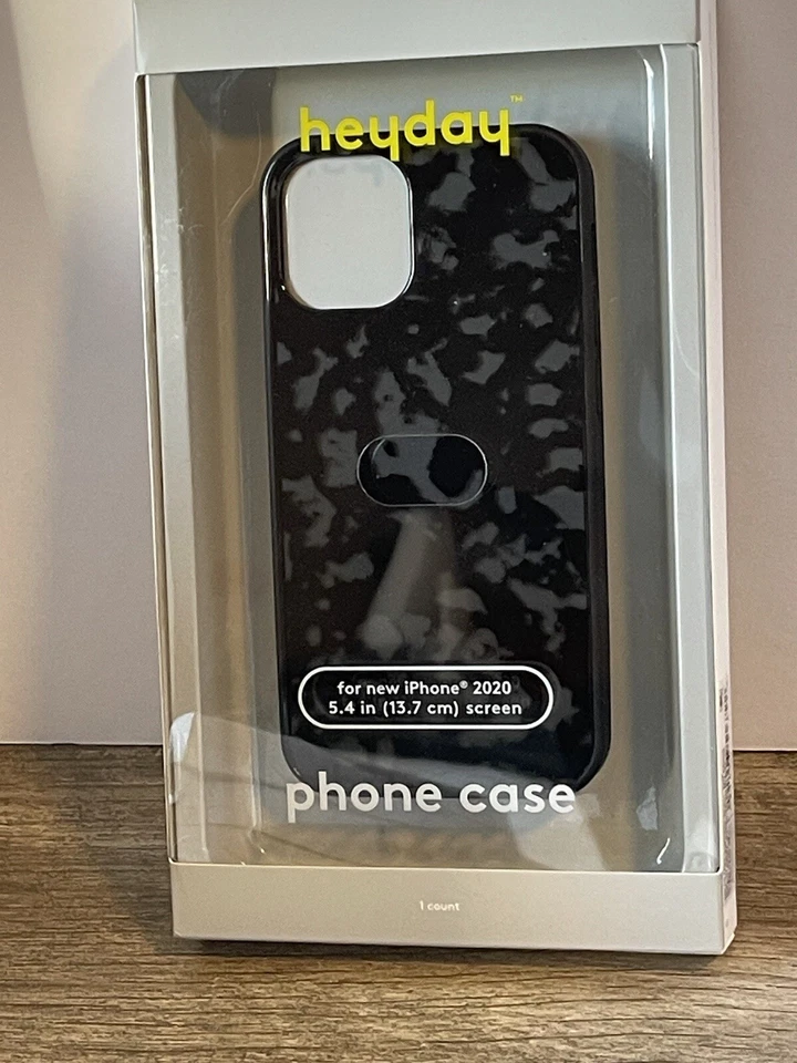 Heyday Apple iPhone 12 Mini Phone Case - Black Tort A5