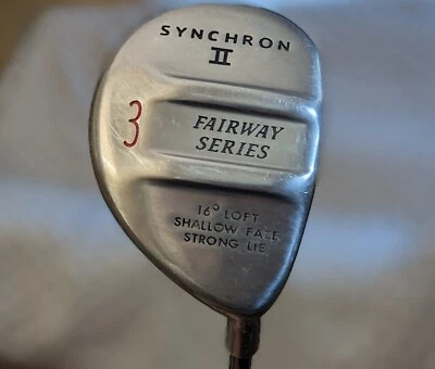 Synchron II Shallow Face Strong Lie 3 Wood 16* LH Aldila Regular Graphite ~44" - Image 1 of 3