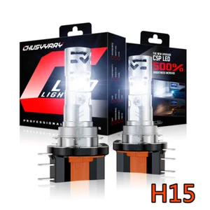 Per Fiat Tipo 356 2016-2023 2x H15 6000K Kit Lampadine LED Fascio Abbagliante - Foto 1 di 11
