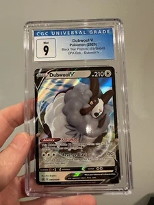 Pokemon Dubwool V Black Star Promo SWSH049 CPA Collection CGC 9 Lastra classificata in perfette condizioni - Foto 1 di 2