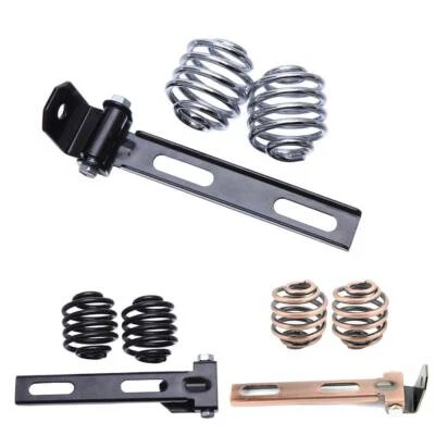 Motorcycle Solo Seat 2" Spring&Bracket Kit For Harley Sportster Softail Springer Foto 1 de 4