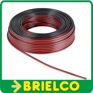 CABLE PARALELO PARA ALTAVOZ AUDIO ROJO NEGRO 2x0,5MM ROLLO 50M BD111/50 - Imagen 1 de 1