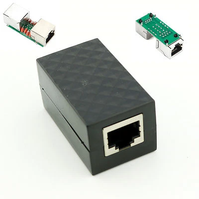 Lightning Arrester RJ45 Adapter Ethernet Surge Protector Network Protect Device - Image 1 of 4
