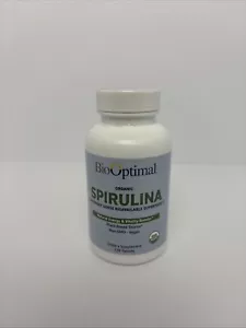 Biooptimal Organic Spirulina EXP 07/24 Nutrient Dense Dietary Supplement Sealed! - Picture 1 of 7