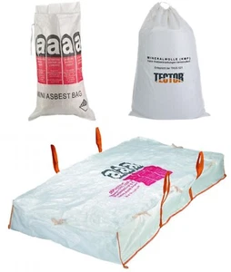 Asbest big bag KMF Säcke Platten big bag Asbest Sack Mini Asbestbag Entsorgung - Bild 1 von 13