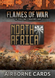 Flames of War: Mid War - North Africa Airborne Units & Command Cards New - Picture 1 of 1