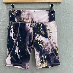 Old Navy Shorts Girls XL 14 Purple High Rise Bike Short Youth PowerSoft Athletic - Picture 1 of 6