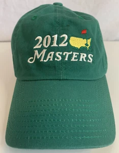 2012 The Masters Golf Green American Needle Baseball Hat Cap Bubba Watson - Picture 1 of 8