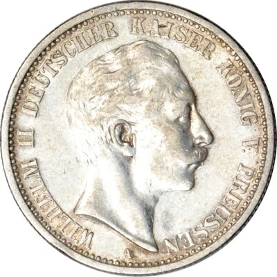 1907A 2 marcos Prusia-Alemania AU Foto 1 de 2