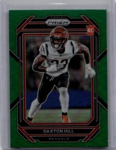 2022 Panini Prizm - Rookies Daxton Hill #379 Green Prizm (RC) Cincinnati Bengals - Bild 1 von 2