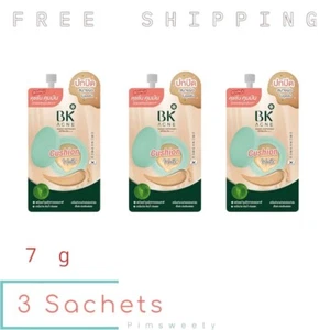 3 Sachets X 7 g BK Acne Cushion AntiPollution SPF50+ PA++++ Sunscreen Facial - Picture 1 of 11