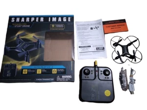 Sharper Image Rechargeable 2.4 GHz DX-2 STUNT DRONE - Complete in Box - Picture 1 of 4
