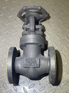 3/4" 150 lb. Flanged Gate Valve, Bonney Forge Fig. L1 11-LE, A105N Forged Steel - Picture 1 of 7
