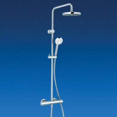 Kludi Duschsystem Dual Shower Dusch Brause Thermostat Regendusche Duschset - Bild 1 von 4