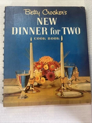 Vintage Betty Crocker's Dinner for 2 Two Cookbook First Edition - Image 1 of 4