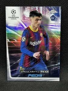 Topps Chrome X Steve Aoki UEFA Neon Future #S-PED Pedri Singularity RC 2020-21 - Imagen 1 de 2