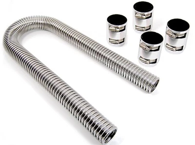 Racing Power Company R7310 48 Kit de manguera de radiador de acero inoxidable con pulido Foto 1 de 4