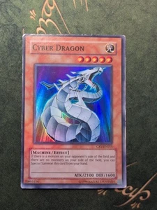 CRV-EN015 Cyber Dragon Super Rare UNL Played YuGiOh Card - Picture 1 of 2
