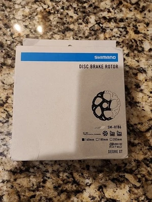 Роторы дискового тормоза Shimano Deore XT RT86 160 мм быстрая бесплатная доставка - Изображение 1 из 3