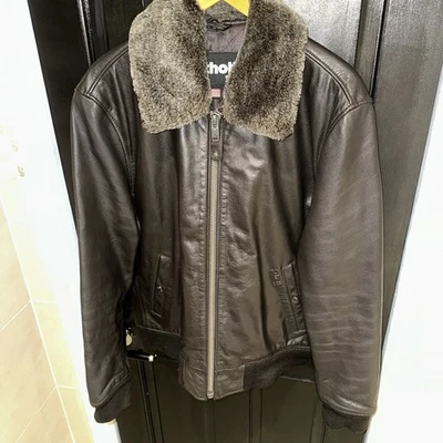 Schott LC930D Men's Leather  Aviator Flight  Jacket Size 2XL XXL Classic VGC - Image 1 of 4