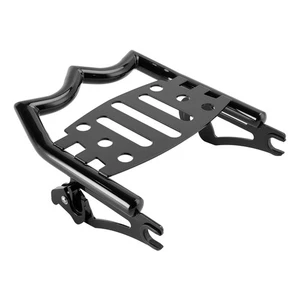 Removable Luggage Rack Glossy Black For Street Glide, Ultra, FLHX, ST 2009-2025` - Picture 1 of 8