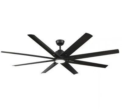 Decoradores para el hogar Kensgrove II 72 pulgadas Ventilador de techo inteligente negro mate para interiores/exteriores Foto 1 de 4