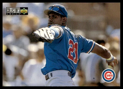 1996 Upper Deck Collector's Choice - Team Checklist Sammy Sosa #403 - Image 1 of 2