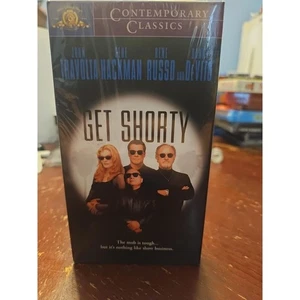 Get Shorty (VHS, 1998) John Travolta Danny Devito Gene Hackman New Sealed MGM - Imagen 1 de 3