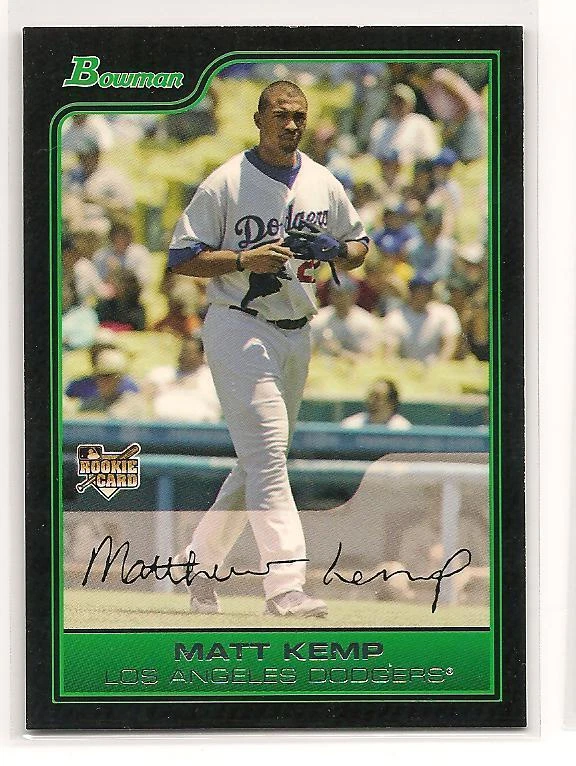 Matt Kemp 2006 06 Bowman Draft Picks Rookie Card - Image 1 of 1