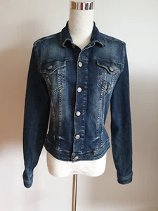 Damen Jeans Jacke blau Gr. M Stretch - Bild 1 von 7