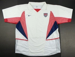 Camiseta deportiva de fútbol vintage de Nike 2002-2003 edición de jugador de la selección nacional de EE. UU. talla XL para hombre - Imagen 1 de 3