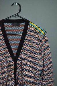Prada Argyle gerippte Strickjacke - Bild 1 von 16