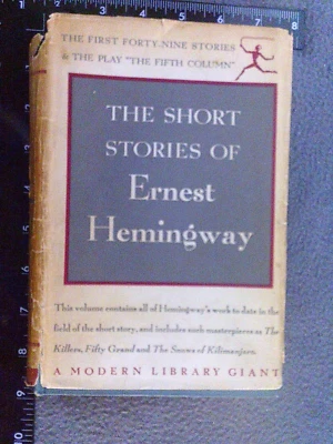 The Short Stories of Ernest Hemingway Modern Library HC Acceptable [DR] - Image 1 of 4