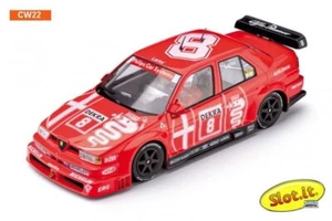 SLOT IT SICW22 ALFA ROMEO 155 V6 TI DTM WINNER 1993, #8 1/32 SLOT CAR LT. ED BOX - Afbeelding 1 van 9