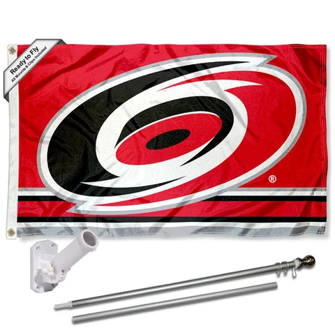 Carolina Hurricanes Flag Pole and Bracket Kit Cover