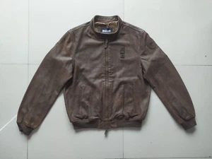 Blauer USA Smith Leather Bomber Jacket $950 WORLDWIDE SHIPPING FTP 0143 - Picture 1 of 13