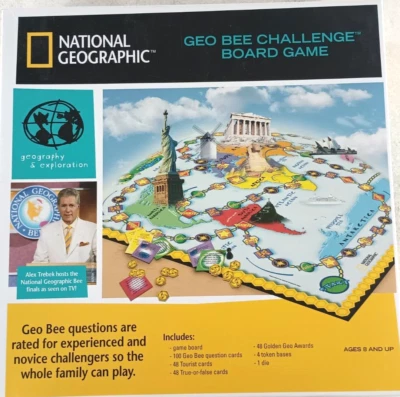 Geo Bee Challenge Board Game National Geographic - Image 1 of 3