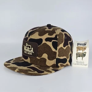 Gorra Forrada De Colección Woolrich K Products Camuflaje Lana Caza Talla 6 EE. UU. NOS - Imagen 1 de 17
