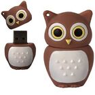 Cute brown owl bird animal kids 16GB USB 2.0 flash drive memory stick