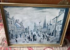 L S Lowry 'A Lancashire Village' Framed Ganymed Framed  Print Private Collector