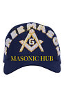 Masonic Freemason Navy Blue Cap - Fully Hand Made