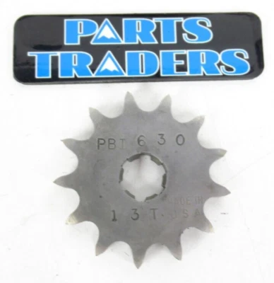 Piñón delantero PBI 13T Suzuki DRZ50 DRZ70 DS80 JR80 RM80 Yamaha YZ80 Foto 1 de 2