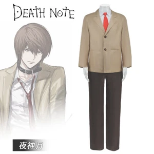 Costume uniforme scuola cosplay Death Note Yagami Light Halloween mascherata vestito - Foto 1 di 8