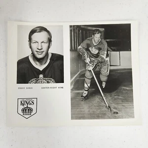 Foto Original Eddie Shack Los Angeles Kings NHL Hockey Center Ala Derecha 10"x8" - Imagen 1 de 9