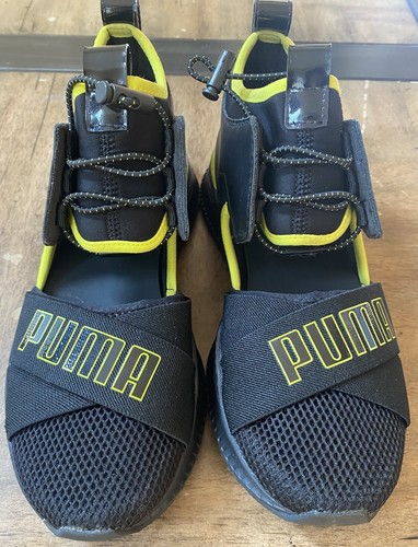 PUMA 367683 01 Rihanna Fenty x Avid sandali sneaker nero lime US donna 6 5 Stati Uniti