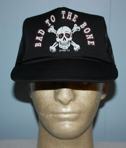Casquette chapeau en maille vintage 1989 Running Wild Death or Glory Bad To The Bone