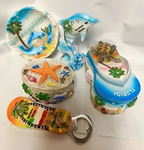 5 Navarra Beach Florida Nic Nac Souvenirs Schmuck Halter Flaschenöffner - Bild 1 von 23