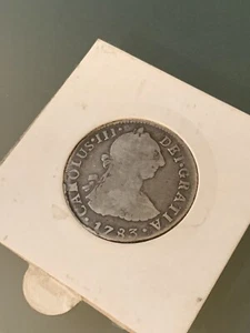 1783 Carolus III Dei Gratia Hispan 2R.M.T - Picture 1 of 2